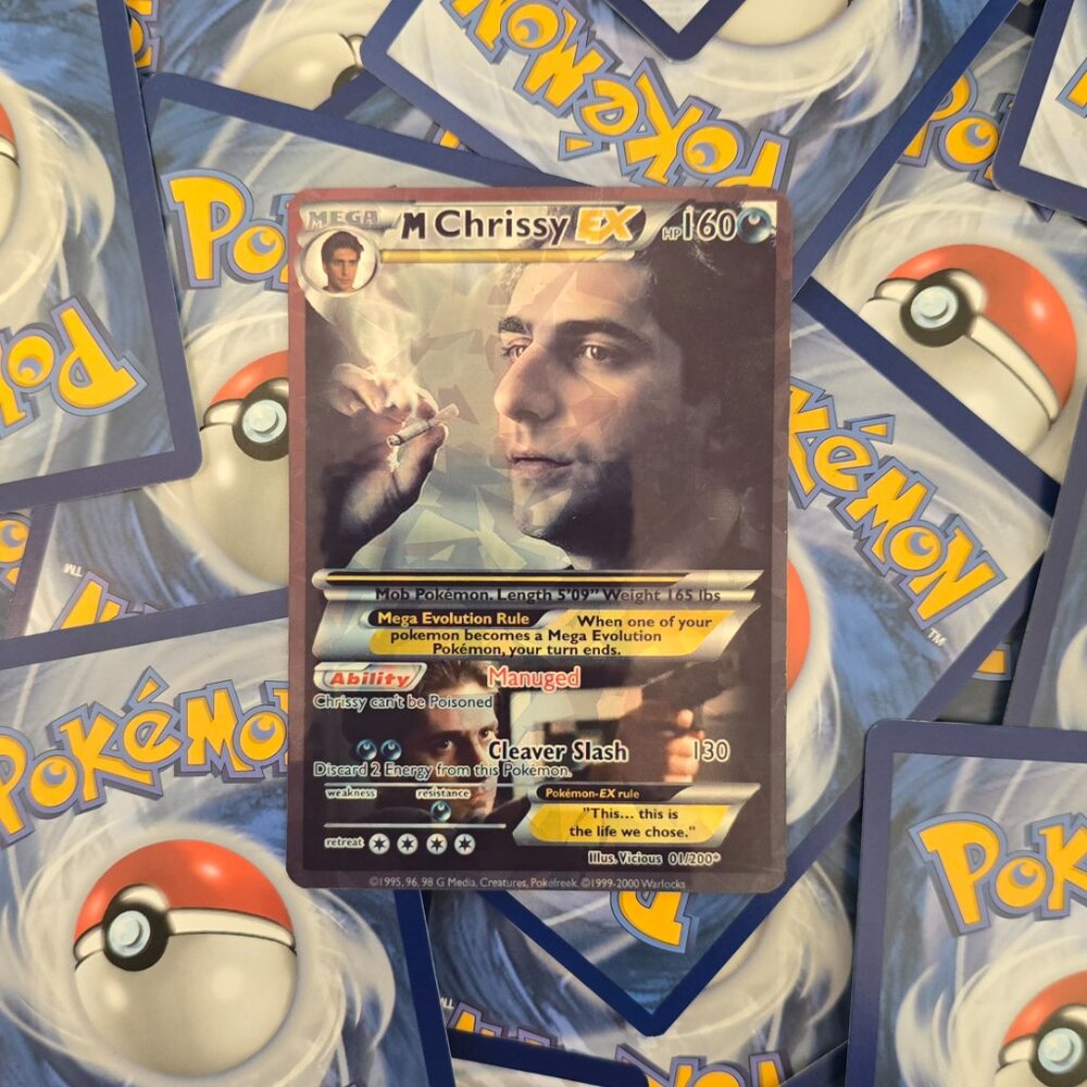Christopher Pokemon Card - The Sopranos
